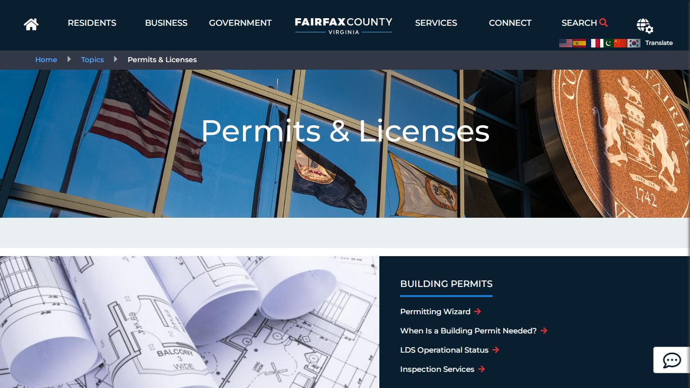 Permits & Licenses | Topics - Fairfax County, Virginia